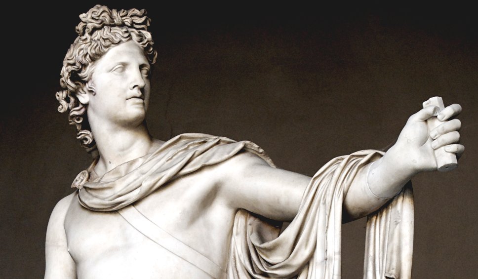 Cover art for The child of Apollo , a greek mythology scenario on AI Dungeon