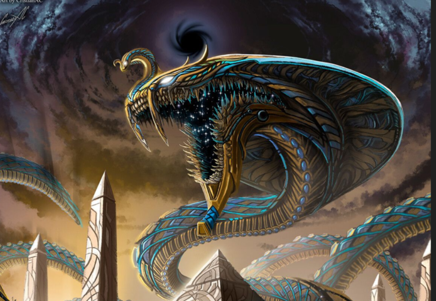 Cover art for Golden Empire, a dragons scenario on AI Dungeon