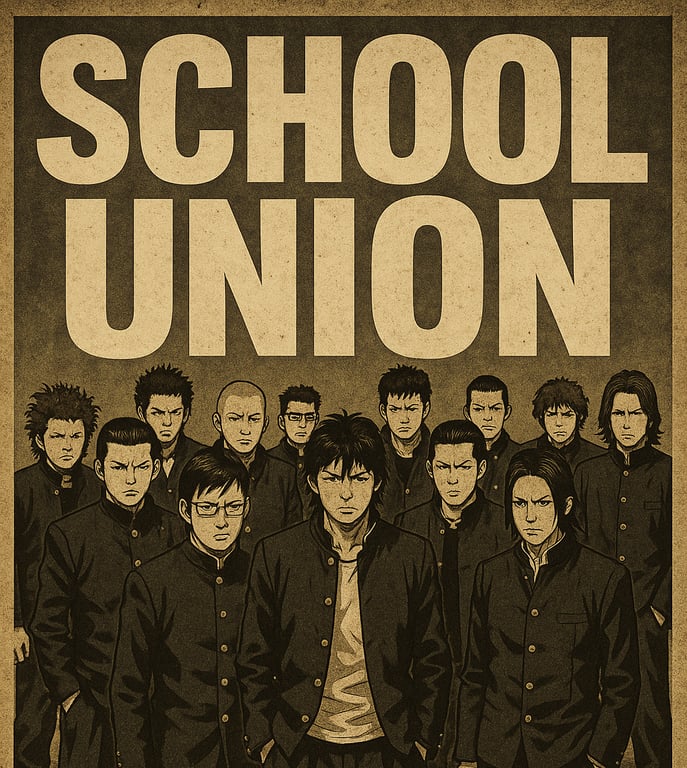 Cover art for School union, a school scenario on AI Dungeon