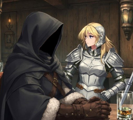 Cover art for Reunited After Many Years, a tavern scenario on AI Dungeon
