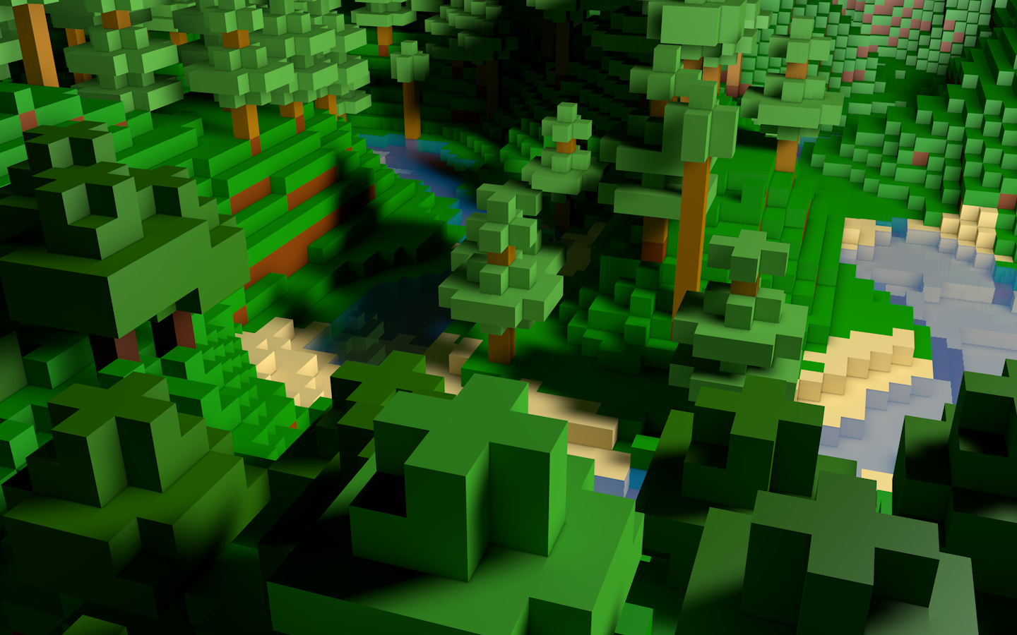 Cover art for Minecraft Life Sim RP, a minecraft scenario on AI Dungeon