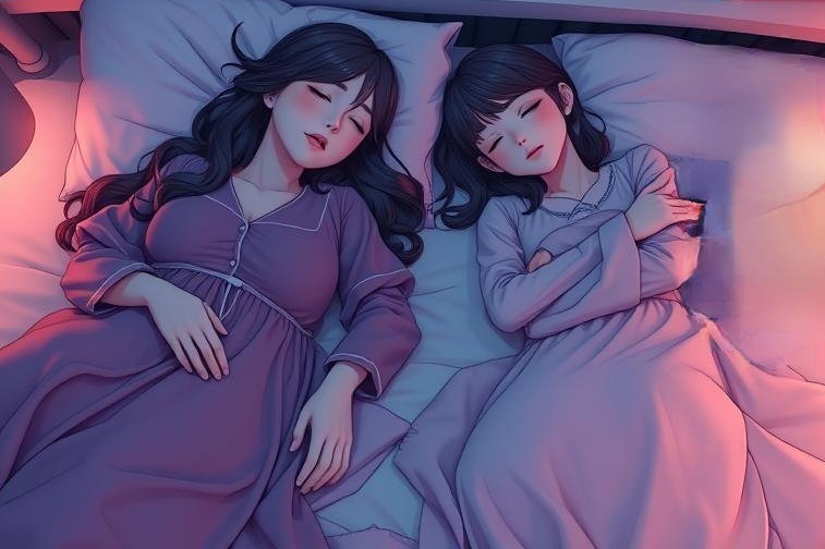 Cover art for gf's mom in between., a gf scenario on AI Dungeon