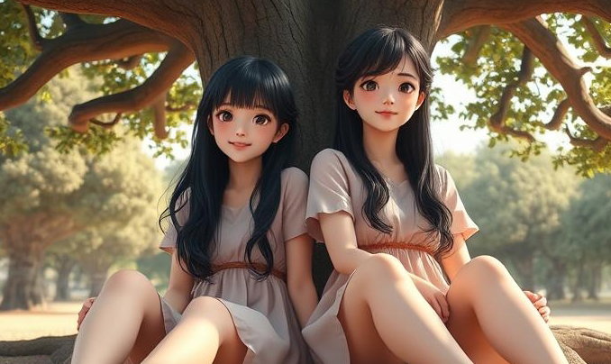 Cover art for Two daughters., a daughters scenario on AI Dungeon