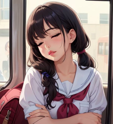 Cover art for She bites you!, a bite scenario on AI Dungeon