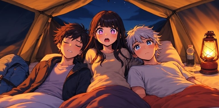 Cover art for Camping third wheel., an auto cards adventure on AI Dungeon