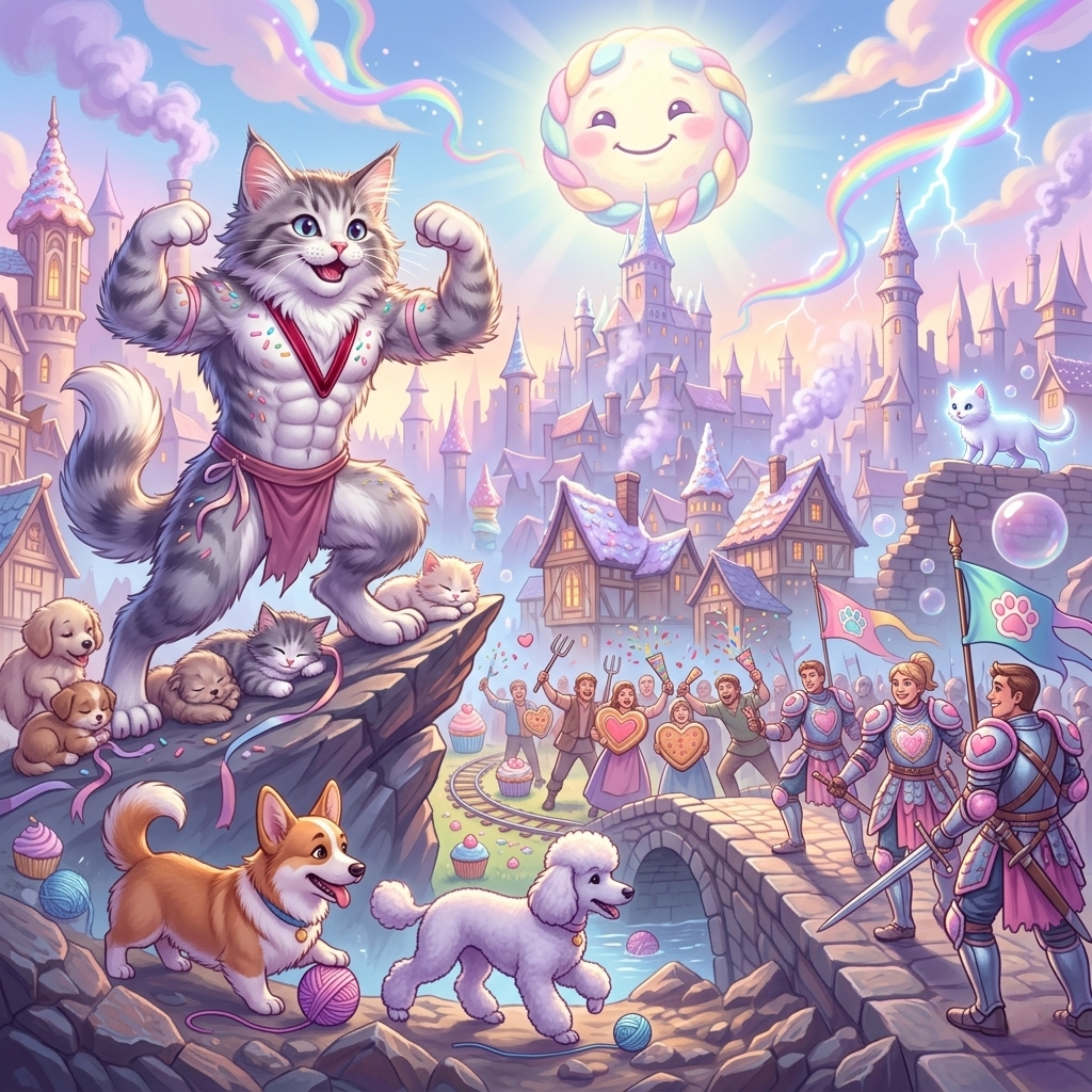 Cover art for The Cuddle-Buds of Aero-Delight, a wholesome scenario on AI Dungeon