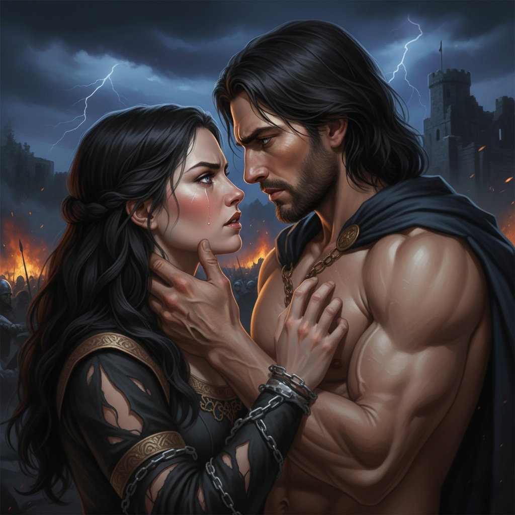 Cover art for The Dove in the Wolf's Cage, a historical romance scenario on AI Dungeon