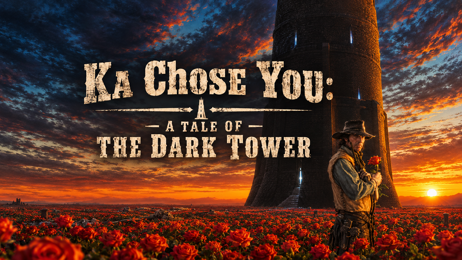 Cover art for Ka Chose You: a Tale of The Dark Tower, a western scenario on AI Dungeon