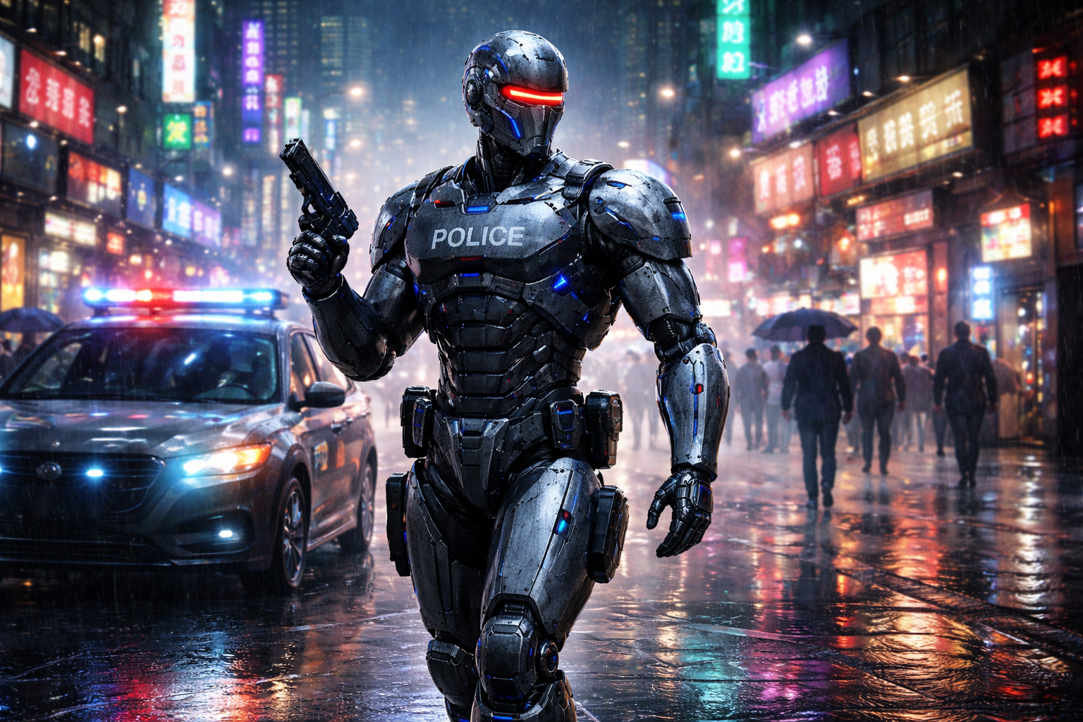 Cover art for RoboCop new model (ISðŸŽ) v2, a robocop scenario on AI Dungeon