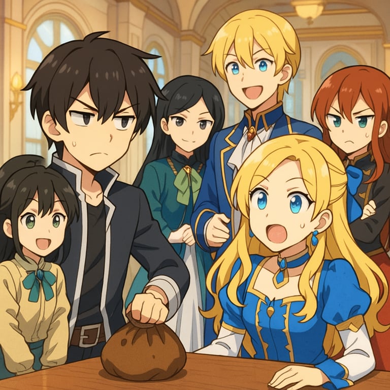 Cover art for Trapped in a Otome game, an otome scenario on AI Dungeon