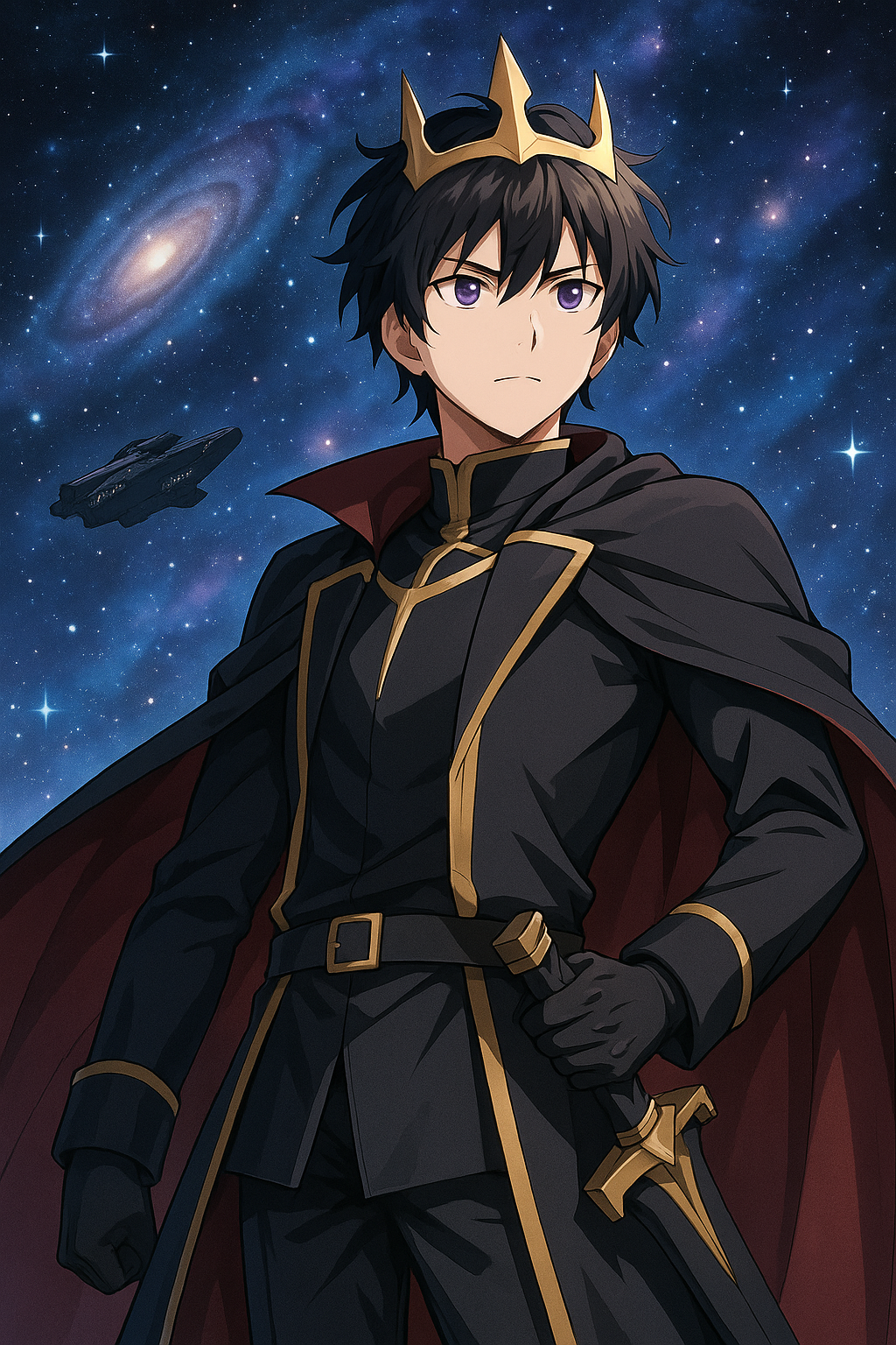 Cover art for Reincarnated as a Galactic Tyrant!, an anime scenario on AI Dungeon