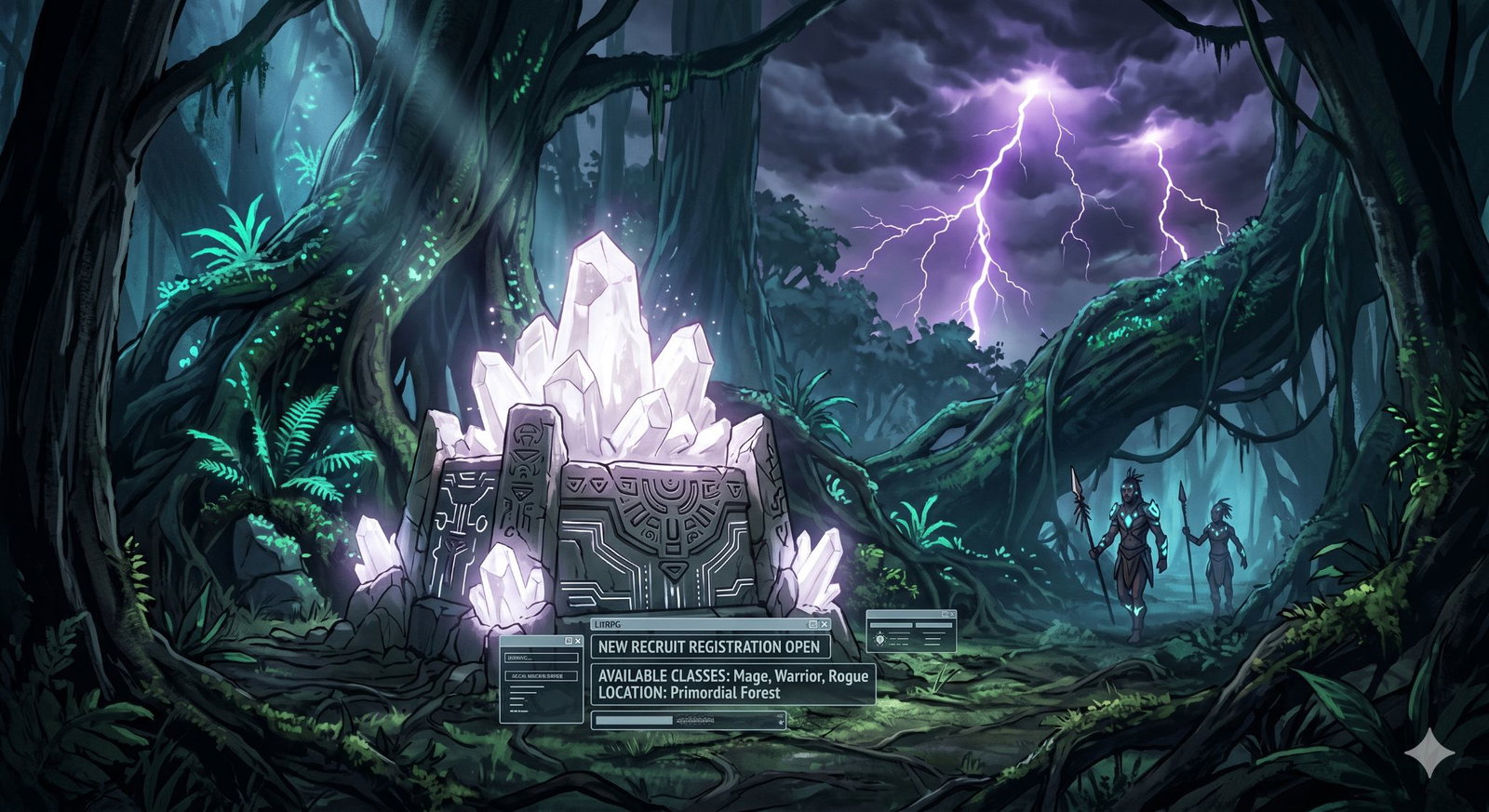 Cover art for Primordial Totem: Age of the System, a survival world on Voyage