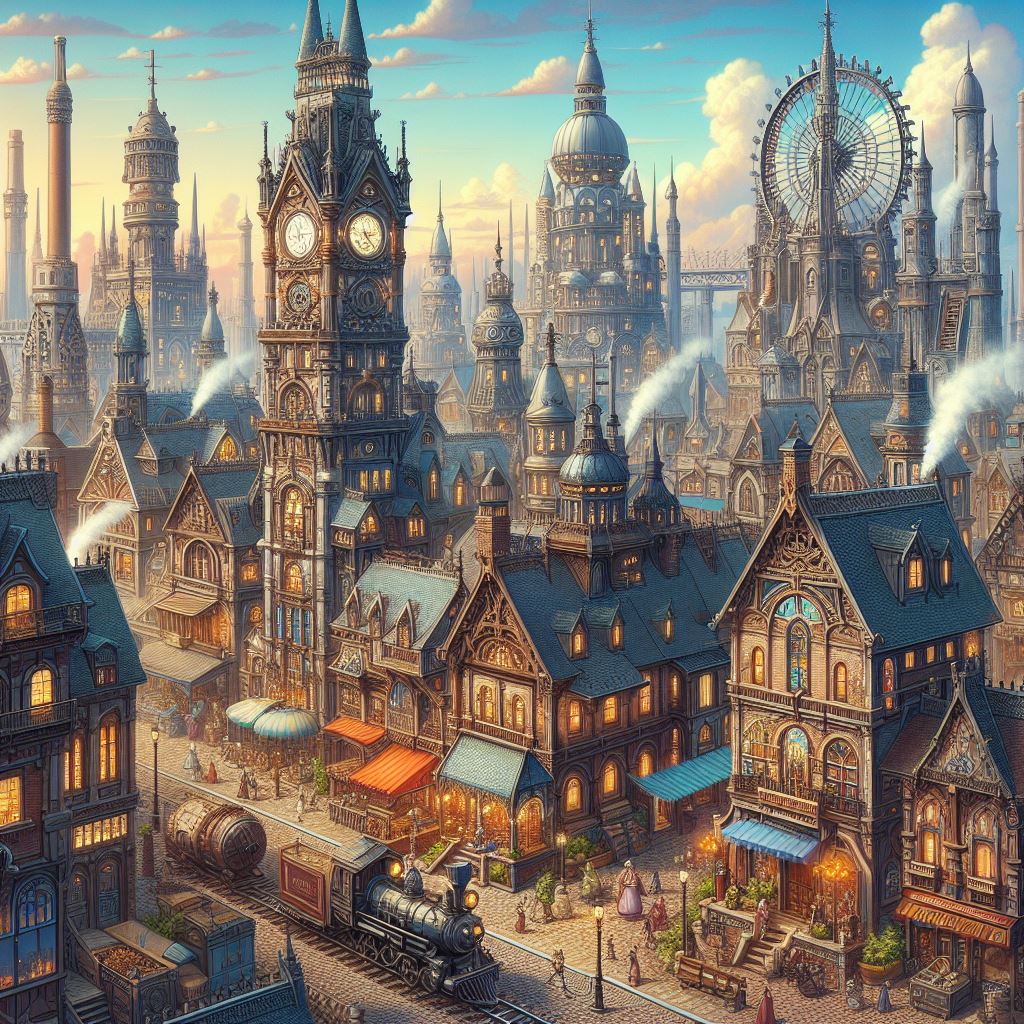 Cover art for Steamforge, a mecanic scenario on AI Dungeon