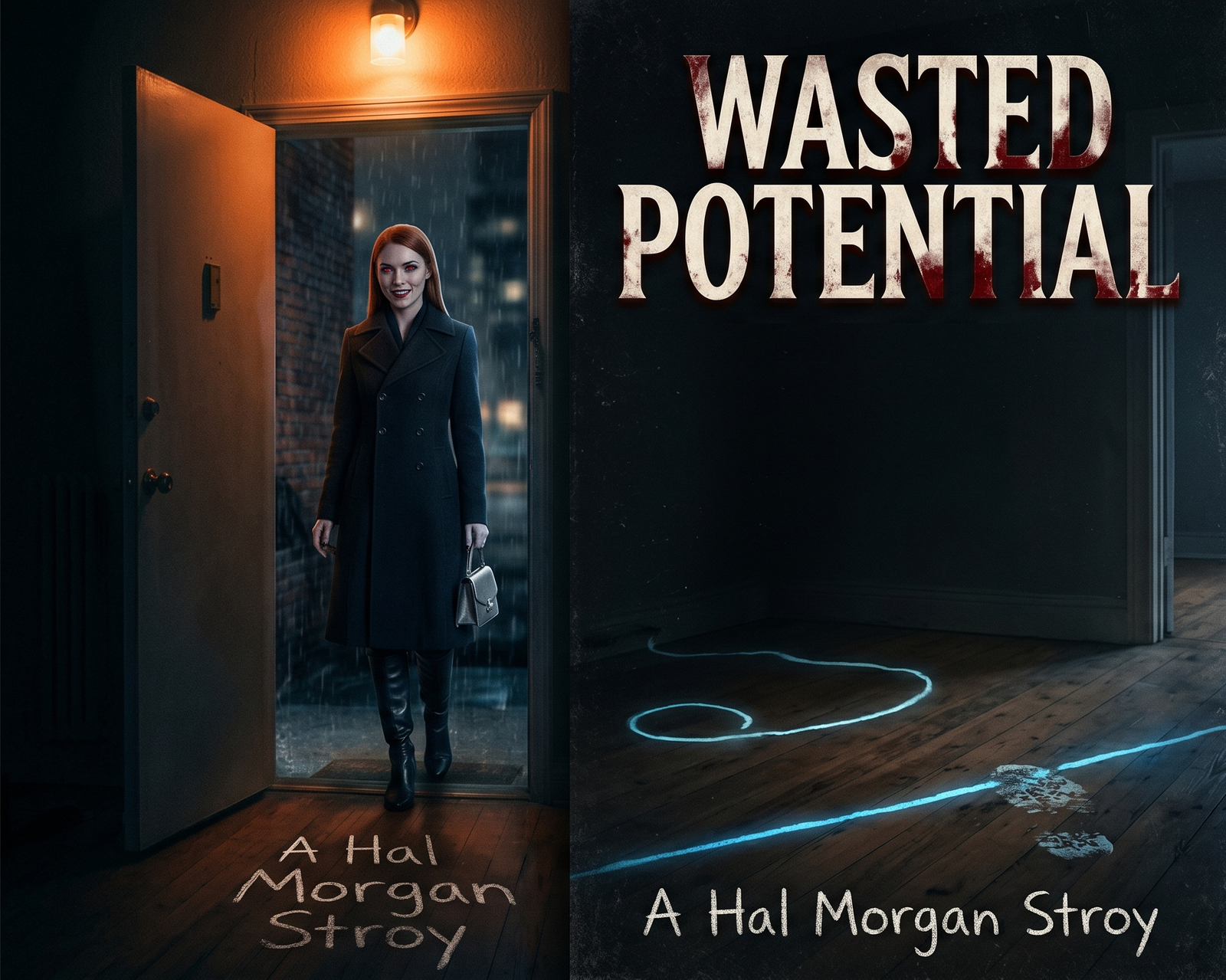 Cover art for P. Wasted Potential - Beyond the Threshold, an atmospheric adventure on AI Dungeon
