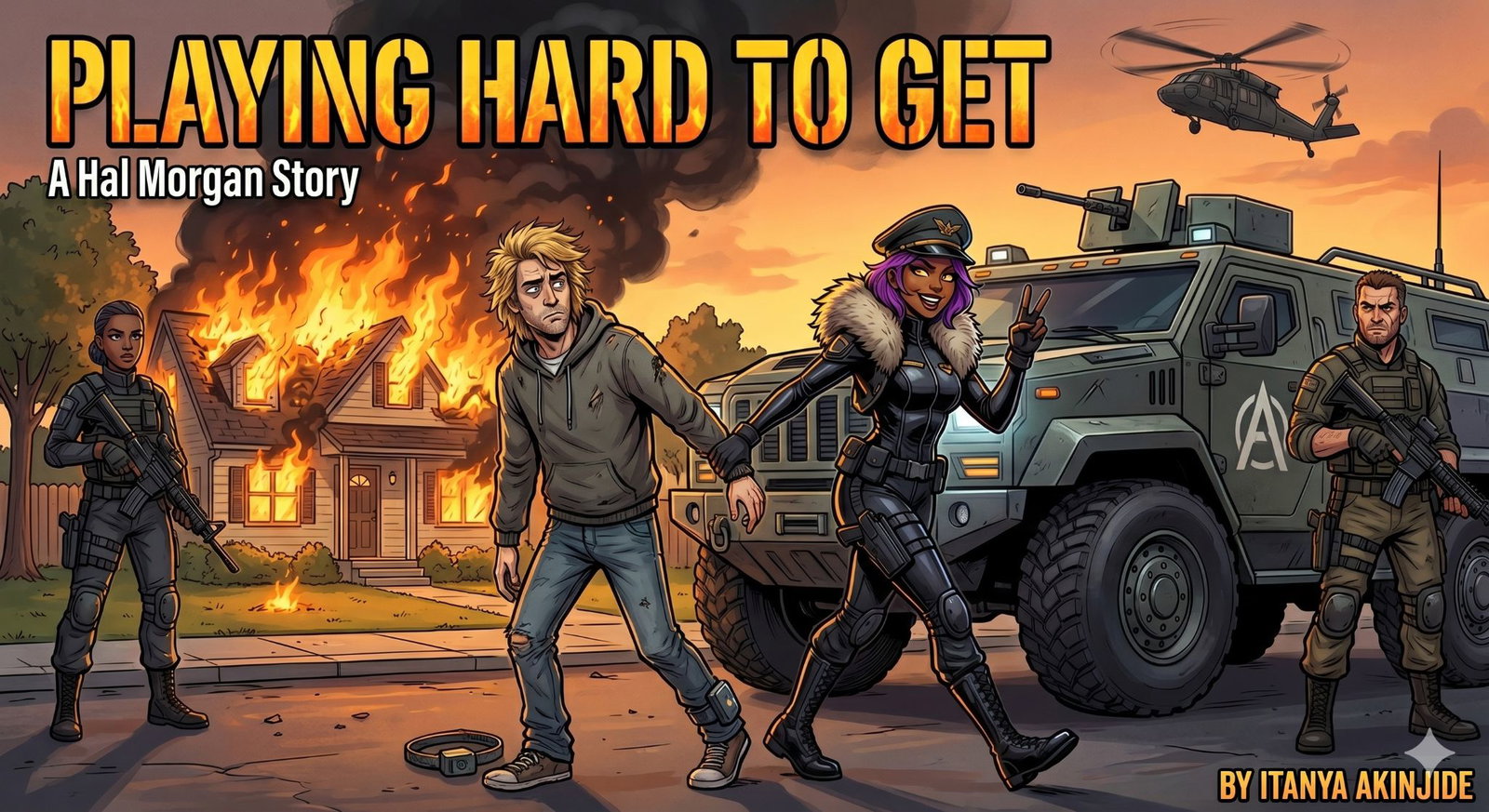 Cover art for P. Playing hard to Get - BREEEACHING!! ~, an anime adventure on AI Dungeon