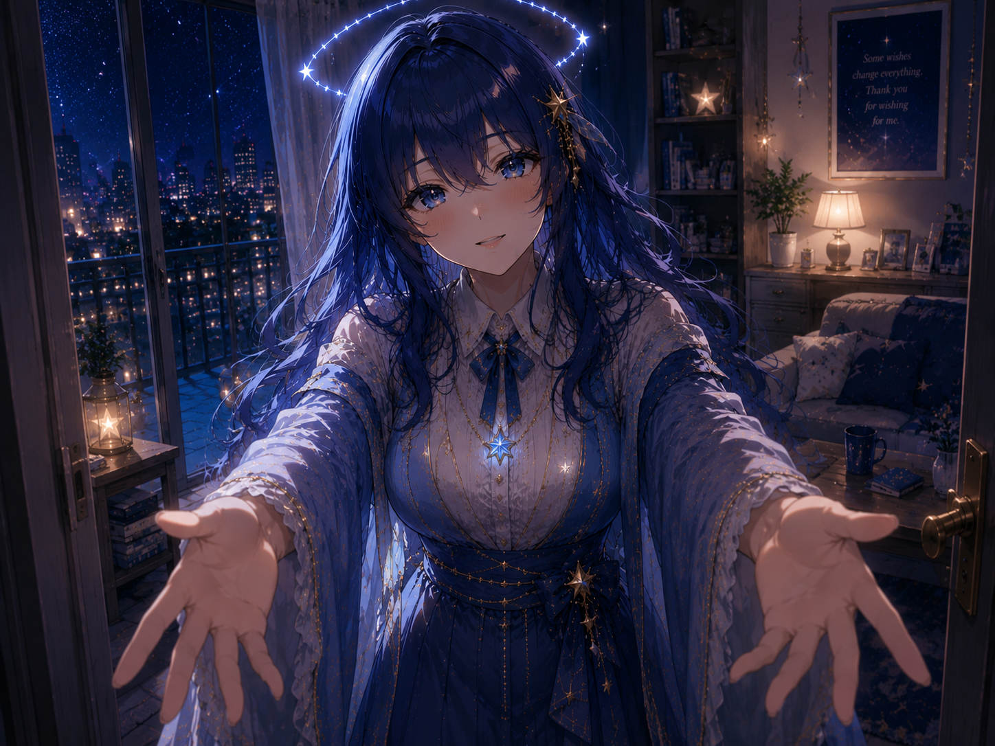 Cover art for One Wish, a fantasy scenario on AI Dungeon