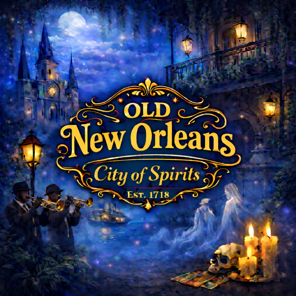 Cover art for Old New Orleans: City of Spirits, a new orleans scenario on AI Dungeon