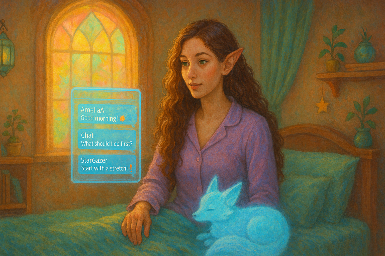 Cover art for A life in Eldoria, a fantasy scenario on AI Dungeon