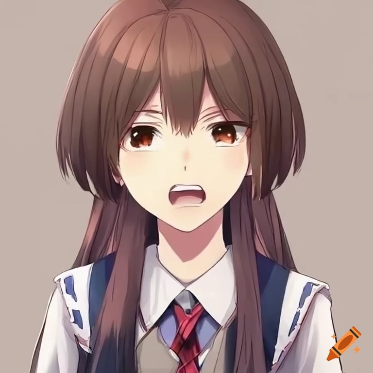 Cover art for Your Girlfriend, Andrea, is the bully!, an anime scenario on AI Dungeon