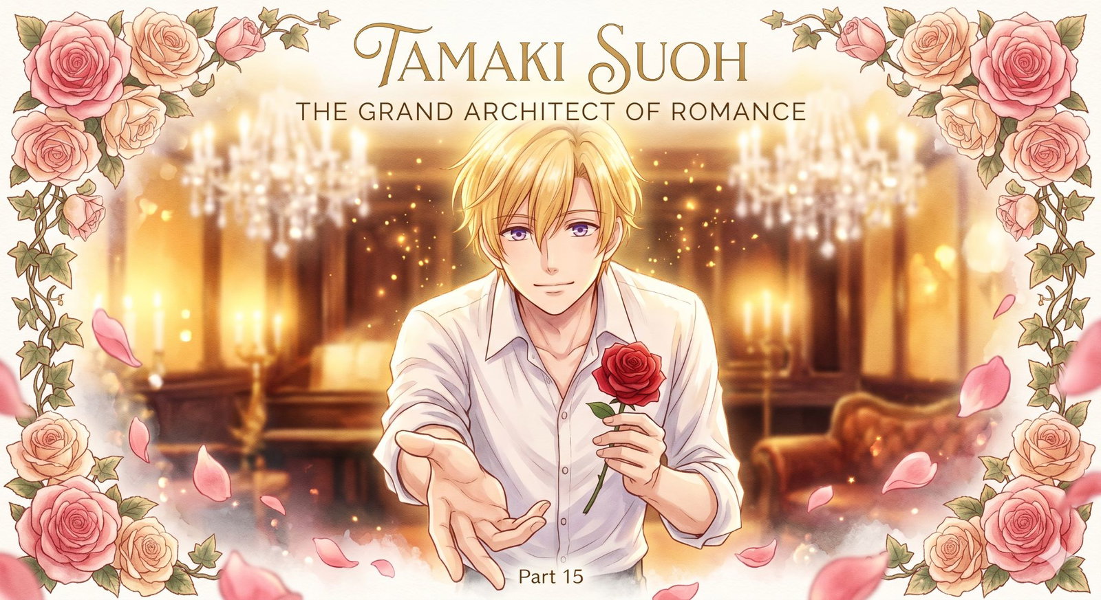 Cover art for The Grand Architect of Romance: Tamaki Suoh, a night alone scenario on AI Dungeon