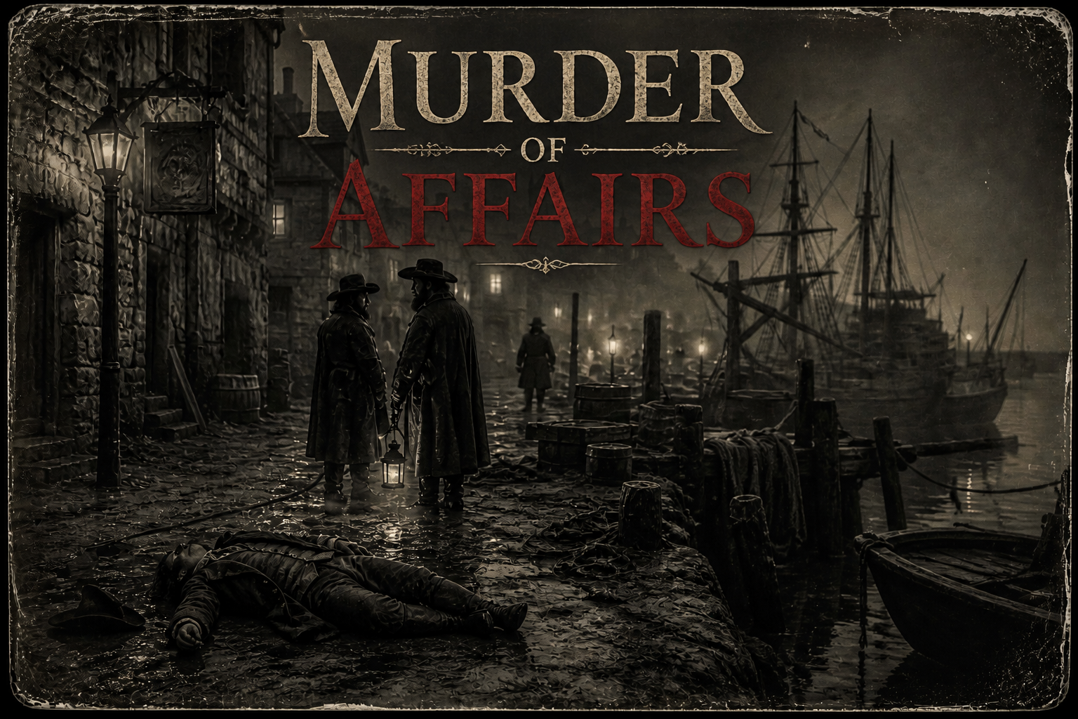 Cover art for Murder of Affairs, a celtic scenario on AI Dungeon