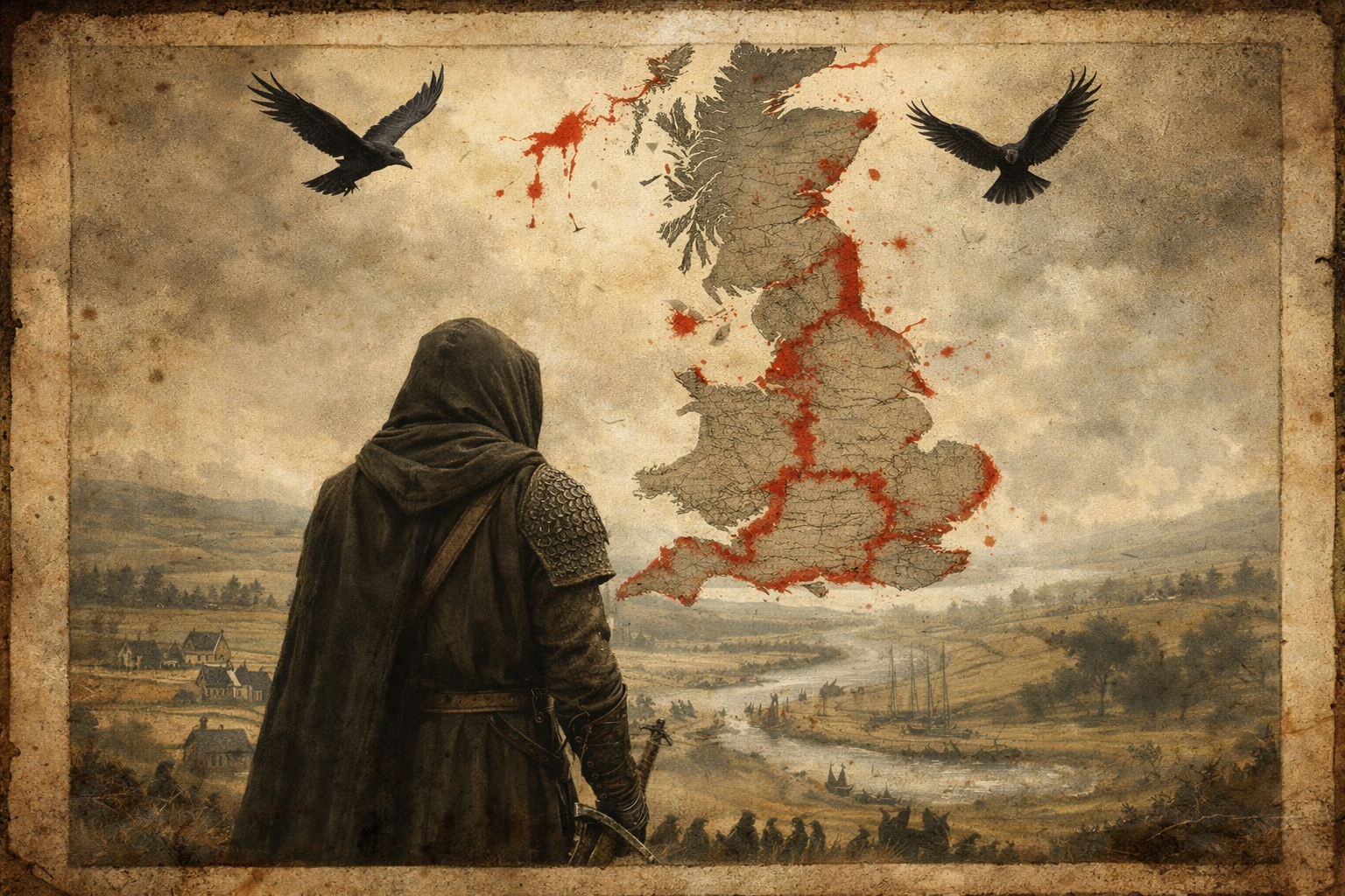Cover art for What the Ravens Know, a viking scenario on AI Dungeon