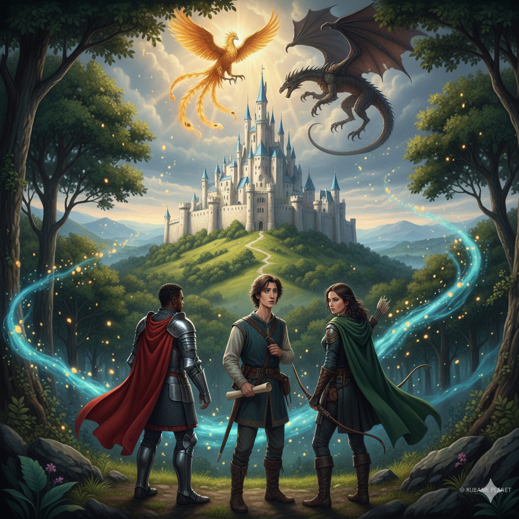 Cover art for Shadows of Albion: A Camelot Inspired Adventure, a camelot scenario on AI Dungeon