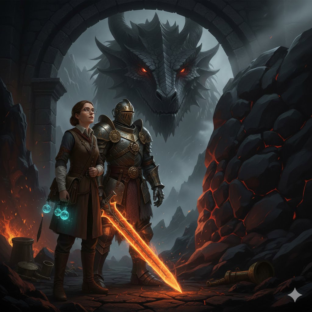 Cover art for Kaimera: The Blight, a dragon scenario on AI Dungeon