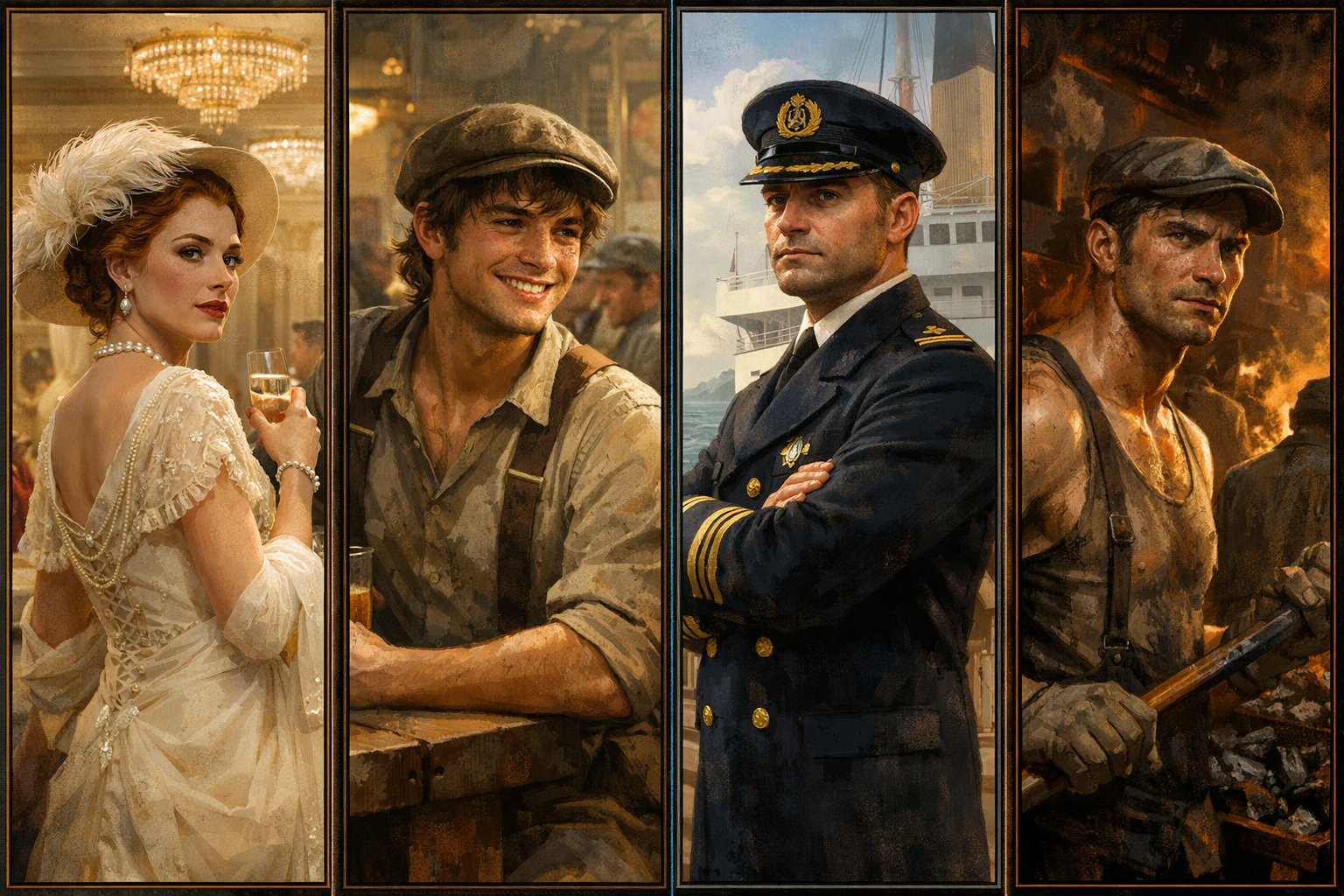 Cover art for The Unsinkable Ship: Titanic, a titanic scenario on AI Dungeon