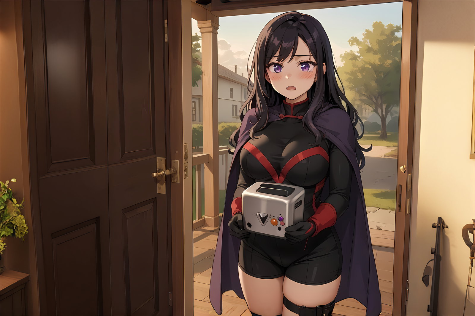 Cover art for Villainess Next Door, a romance scenario on AI Dungeon