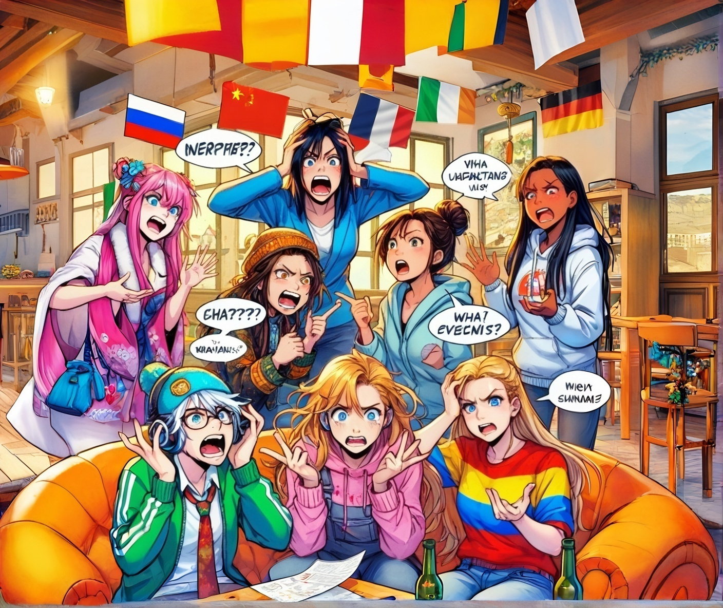 Cover art for House of Babel, a roommate scenario on AI Dungeon