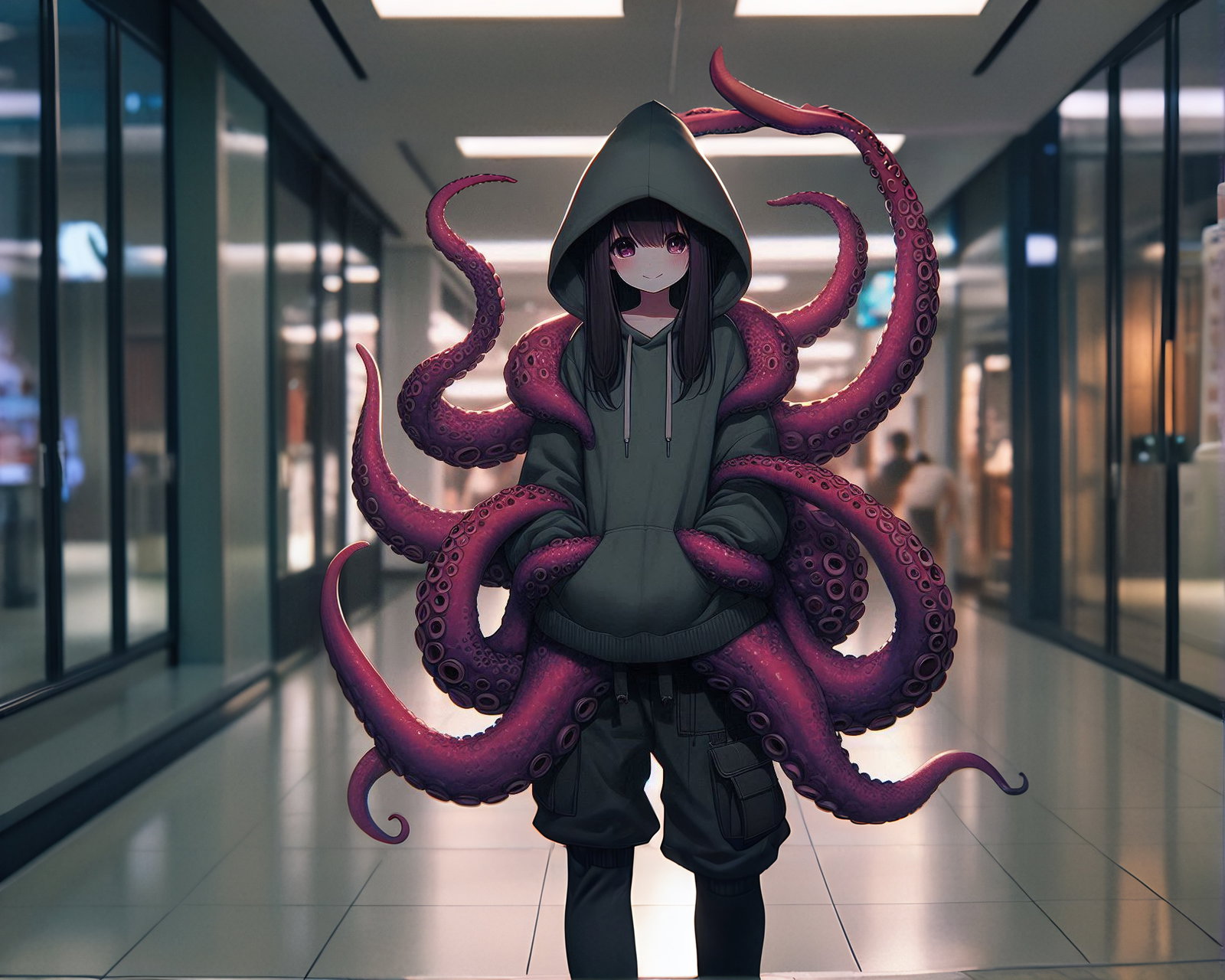 Cover art for Your Date is an Eldritch Abomination, an eldritch scenario on AI Dungeon