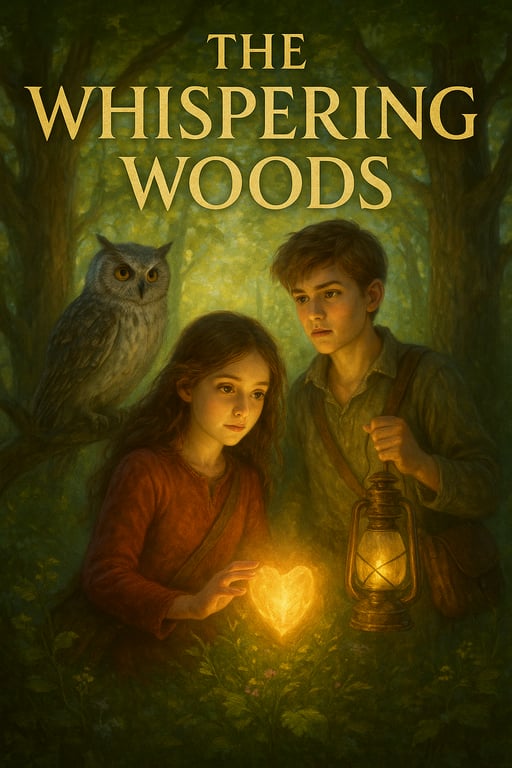 Cover art for WHISPERING WOODS, a magical scenario on AI Dungeon