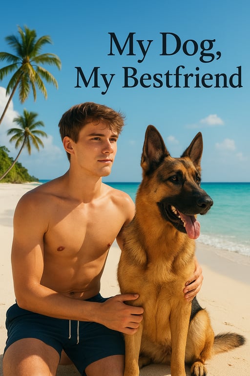 Cover art for “My Dog, My Bestfriend.”, a bestfriend scenario on AI Dungeon
