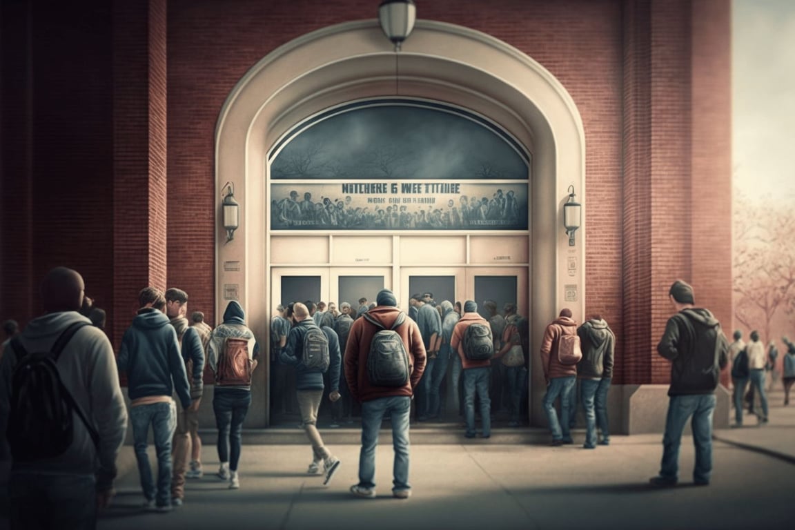 Cover art for Whispering Shadows, a high school scenario on AI Dungeon