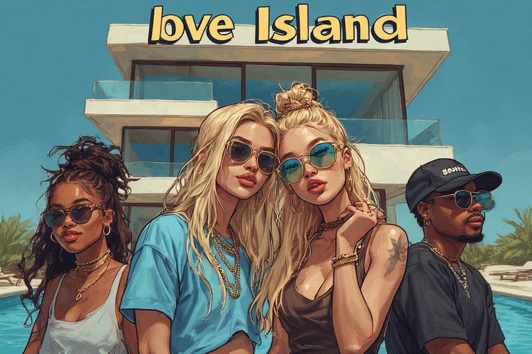 Cover art for Lᴏᴠᴇ Iꜱʟᴀɴᴅ, a love island scenario on AI Dungeon