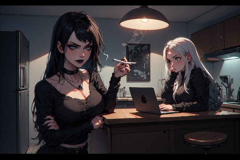 Cover art for "I am not your bitch!", a slice of life scenario on AI Dungeon