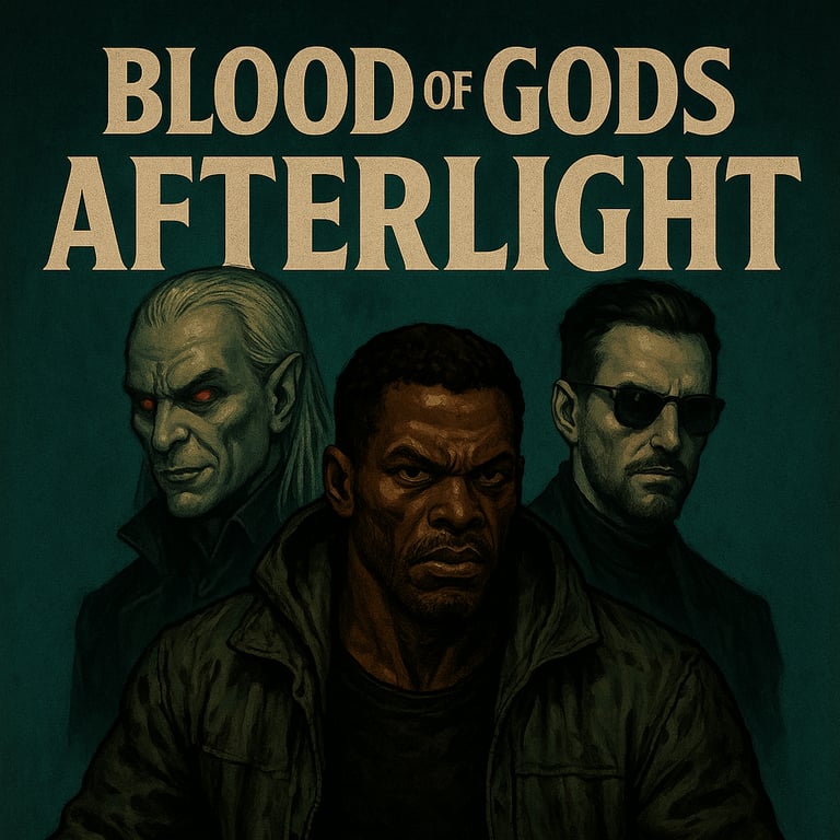 Cover art for Blood of Gods: Afterlight, a vampire scenario on AI Dungeon