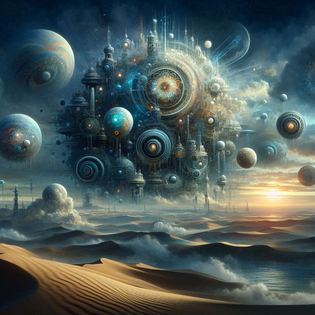 Cover art for Blue Desert, an iridium scenario on AI Dungeon