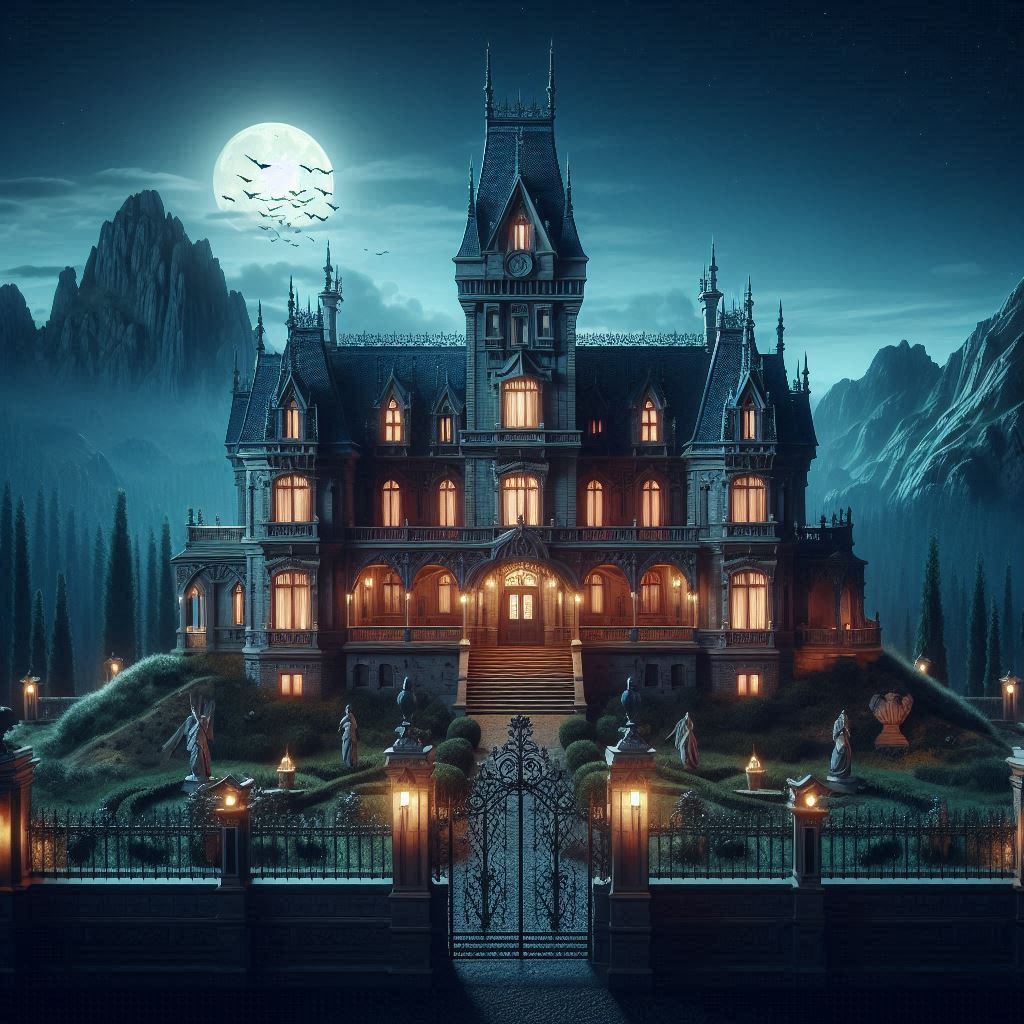 Cover art for Vampire Retirement Home, a vampires scenario on AI Dungeon