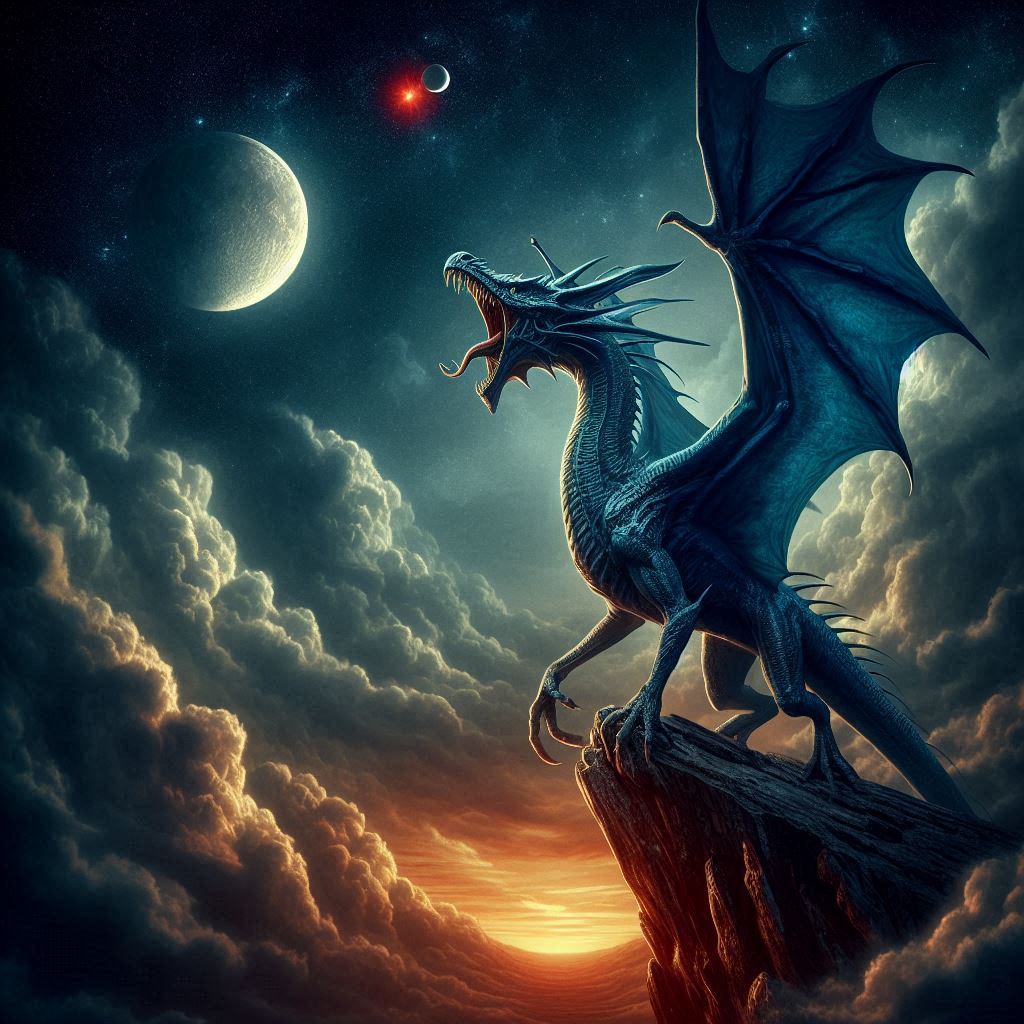 Cover art for The world of Pern, a dragons scenario on AI Dungeon