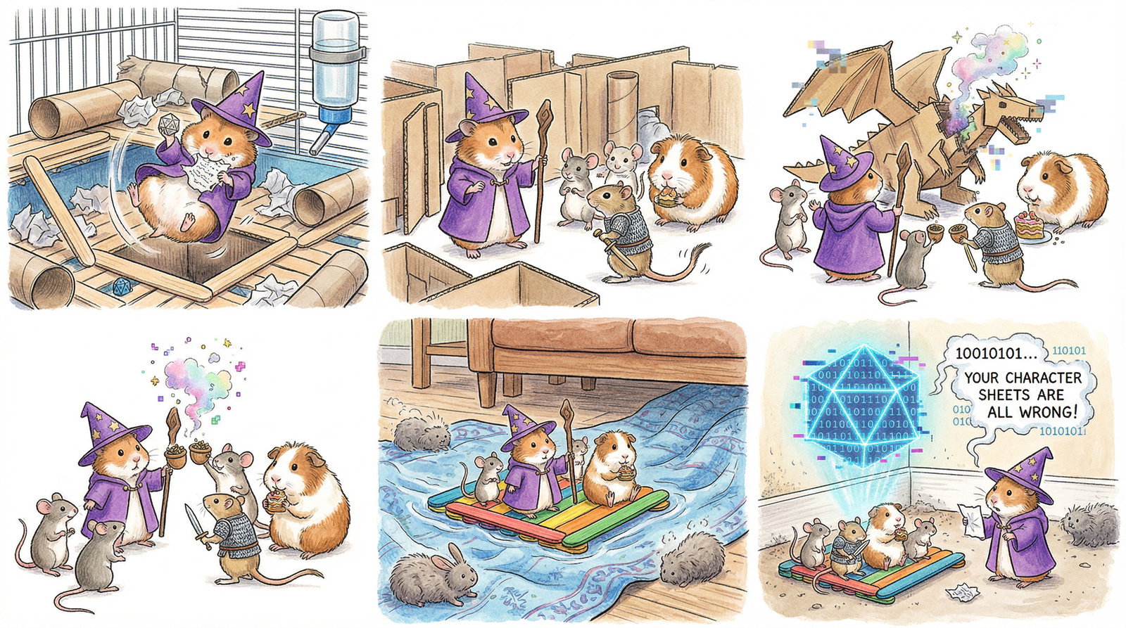Cover art for Hamster Tales, an iridium scenario on AI Dungeon