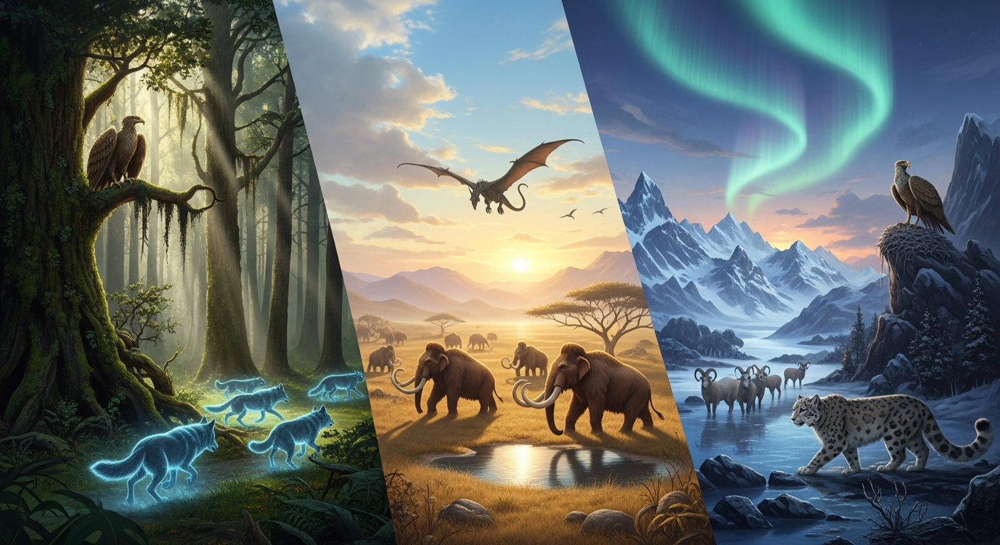 Cover art for Wildlife Simulator - Primordial Earth, an iridium scenario on AI Dungeon