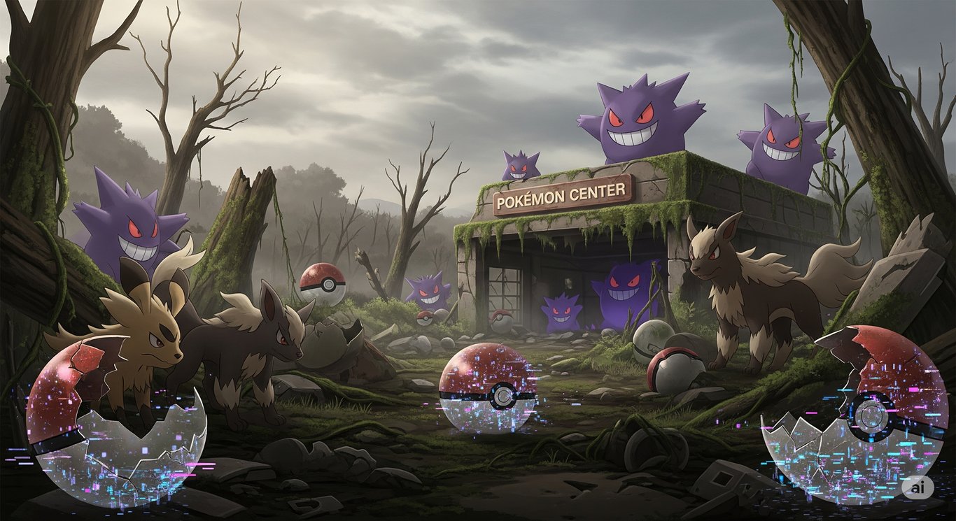 Cover art for Pokémon Shift II: The Great Glitch, an iridium scenario on AI Dungeon