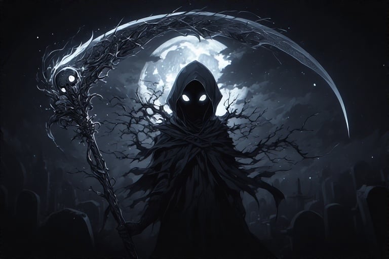 Cover art for Soul Collector, a death scenario on AI Dungeon