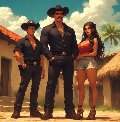 Cover art for Mafia Royalty (Los Choneros), an organized crime scenario on AI Dungeon
