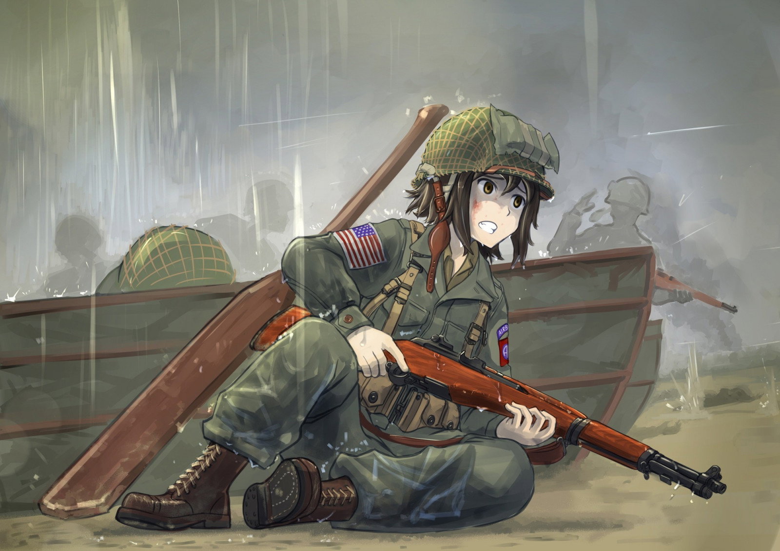 Cover art for Anime WW2, an anime scenario on AI Dungeon
