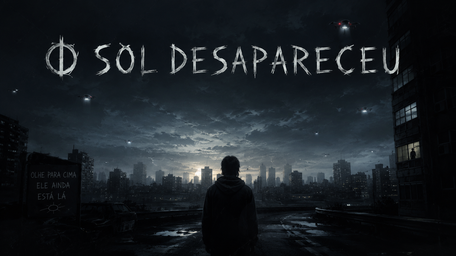 Cover art for O Sol Desapareceu, a terror scenario on AI Dungeon