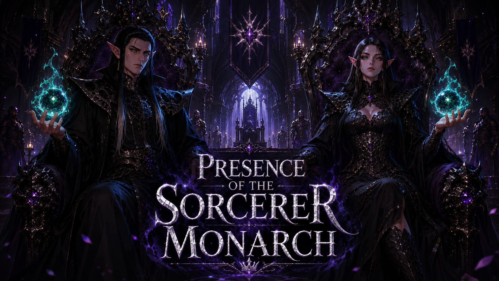 Cover art for Presence of The Sorcerer's Monarch, a romance scenario on AI Dungeon