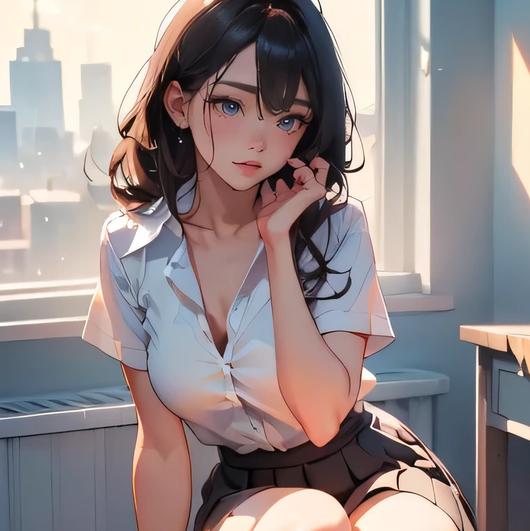 Cover art for Can I come in…, a romance scenario on AI Dungeon